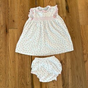 Kissy kissy flower and ribbon dress (18-24 months)
